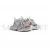 BALENCIAGA MEN'S 3XL SUMMER MESH SNEAKER IN WHITE SILVER 734734WTRMH9080 BALENCIAGA MEN'S 3XL SUMMER MESH SNEAKER IN WHITE SILVER 734734WTRMH9080