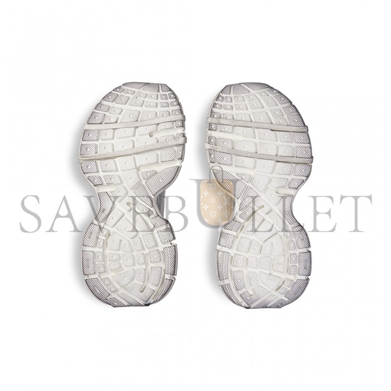 BALENCIAGA MEN'S 3XL SUMMER MESH SNEAKER IN WHITE SILVER 734734WTRMH9080 BALENCIAGA MEN'S 3XL SUMMER MESH SNEAKER IN WHITE SILVER 734734WTRMH9080