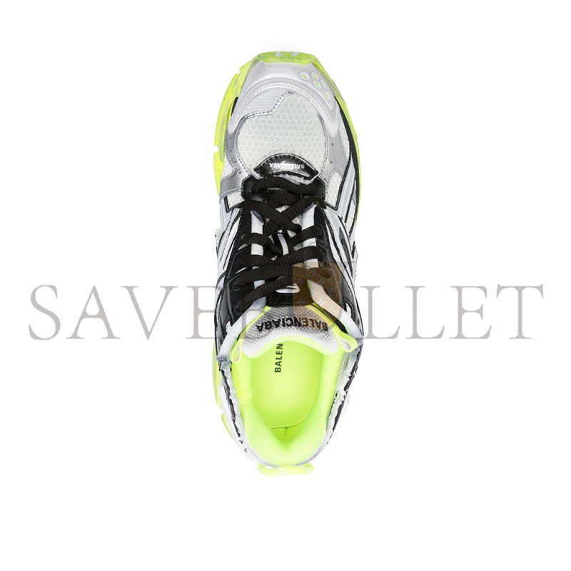 BALENCIAGA RUNNER SNEAKER WHITE FLUO YELLOW 677403W3RBP1093