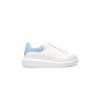 ALEXANDER MCQUEEN OVERSIZED SNEAKER WHITE POWDER BLUE 553770WHGP79412