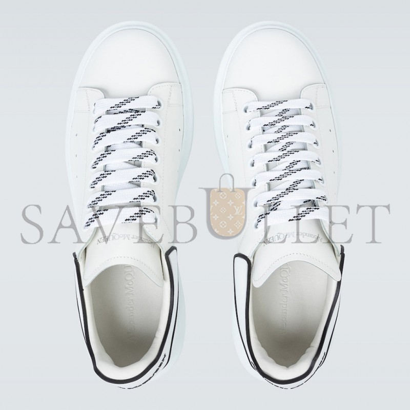 ALEXANDER MCQUEEN OVERSIZED LEATHER SNEAKERS 625156WHXMT9074