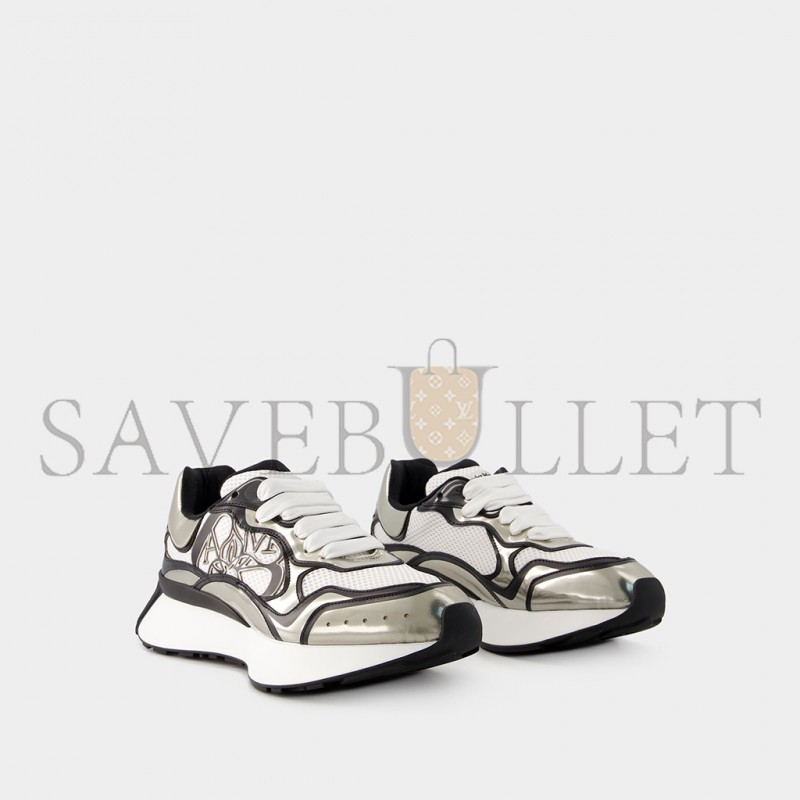 ALEXANDER MCQUEEN SEAL LOGO LOW TOP SNEAKERS 750328W4WN18839