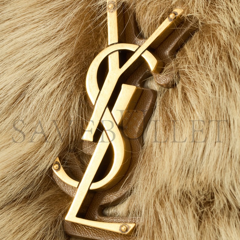 YSL NIKI LARGE IN SHEARLING 803892AAD1O2979 (32*23*9cm)