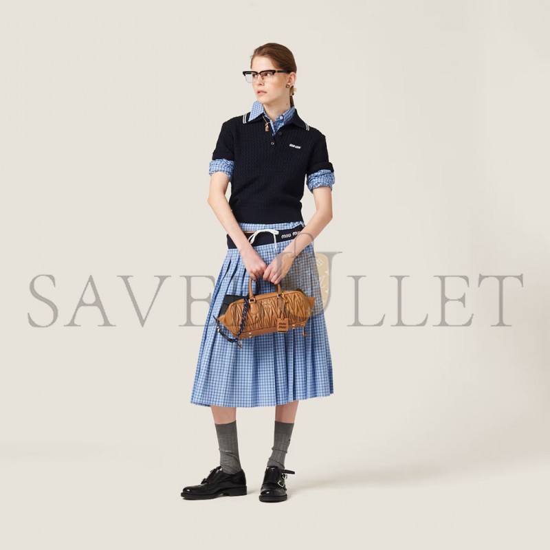 MIU MIU ARCADIE MATELASSÉ NAPPA LEATHER BAG 5BB148 (27*12*9cm) MIU MIU ARCADIE MATELASSÉ NAPPA LEATHER BAG 5BB148 (27*12*9cm)