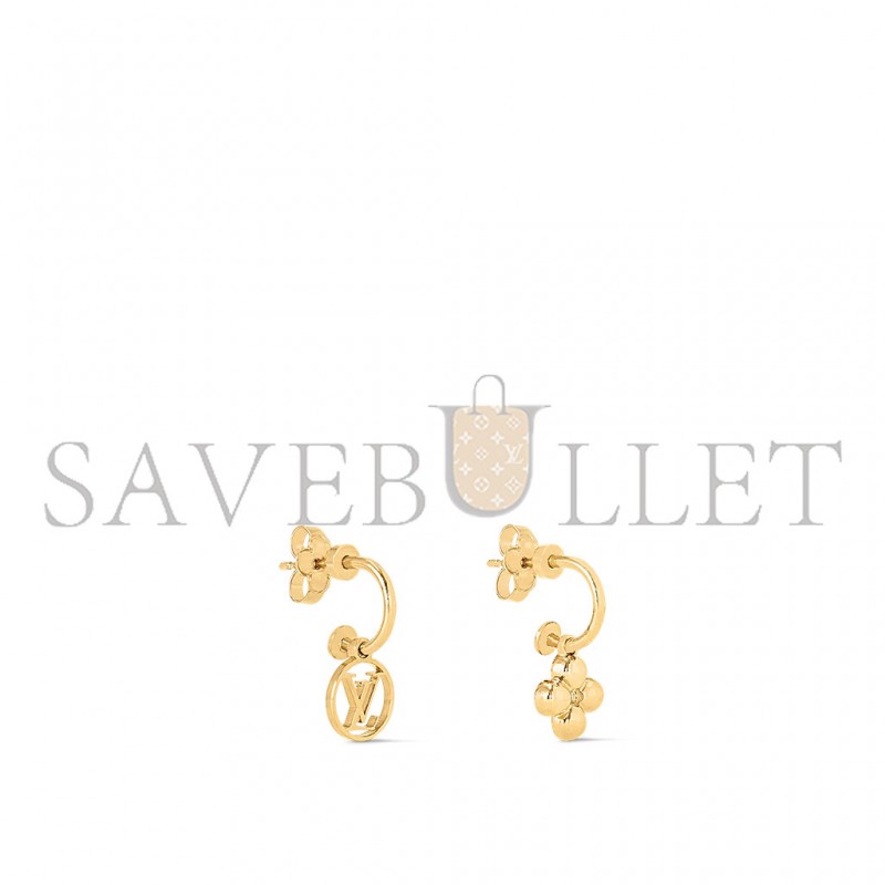 LOUIS VUITTON BLOOMING EARRINGS M64859