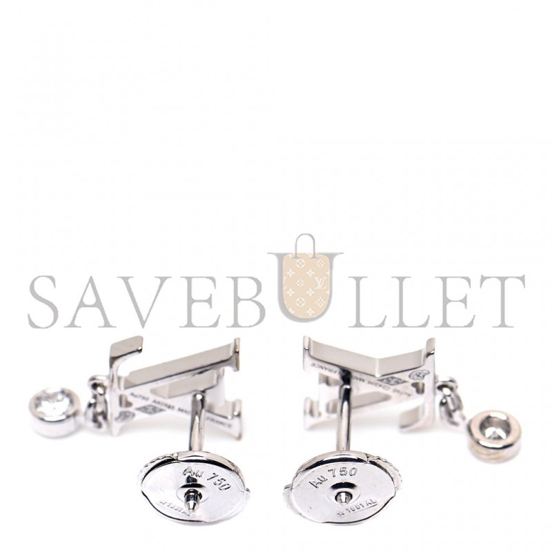 LOUIS VUITTON IDYLLE BLOSSOM DIAMOND LV EARRINGS Q96544