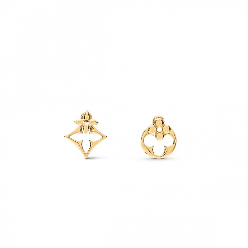 LOUIS VUITTON LV FLOWERGRAM EARRINGS M00770 LOUIS VUITTON LV FLOWERGRAM EARRINGS M00770