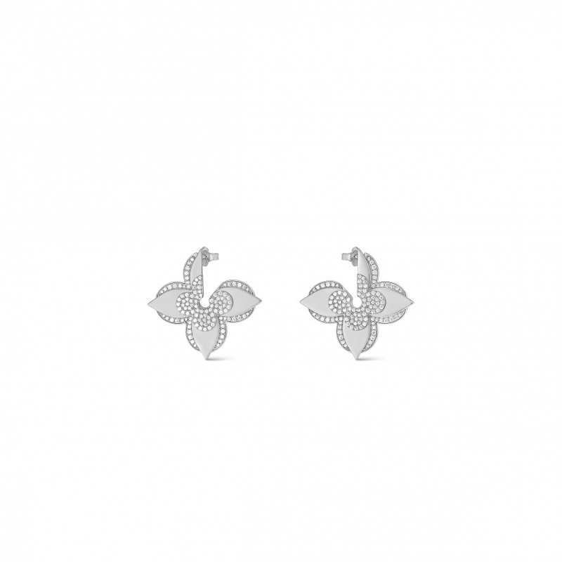 LOUIS VUITTON LV MEDAILLON EARRINGS M01994