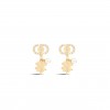 DIOR PETIT CD LUCKY CHARMS EARRINGS E3713WOMCY_D03S