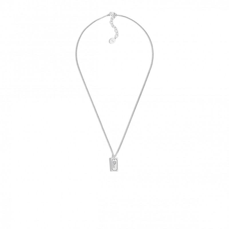 DIOR PLAQUE PENDANT NECKLACE N2909HOMST_D990