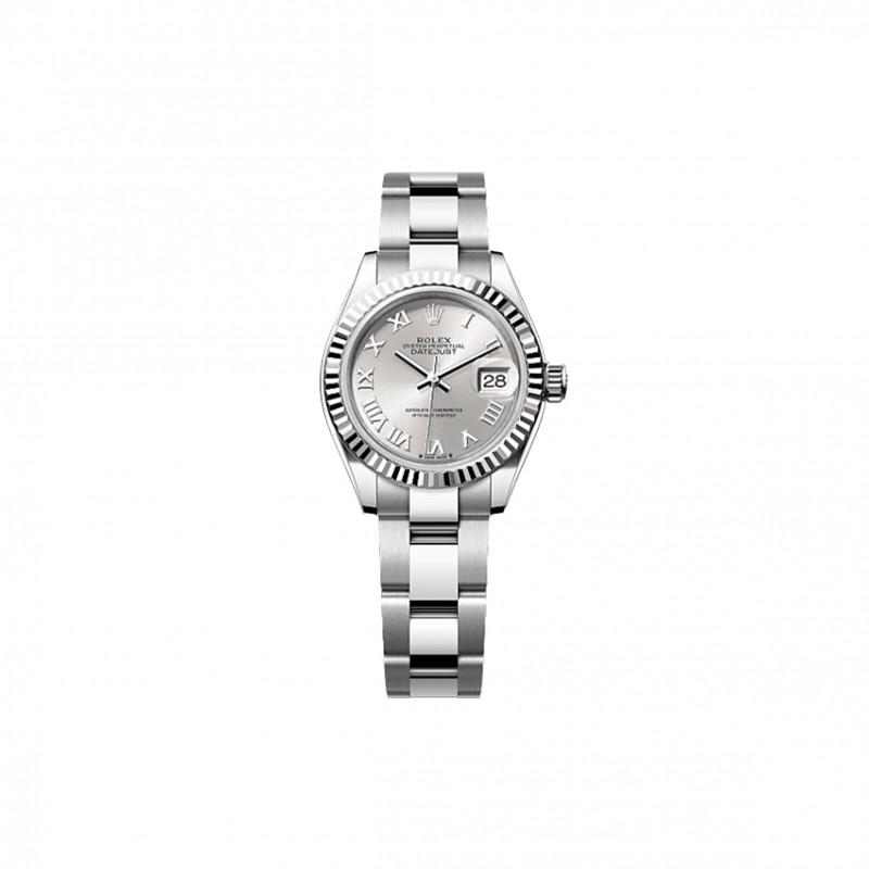 ROLEX LADY-DATEJUST 28 MM, OYSTERSTEEL AND WHITE GOLD WATCH 279174