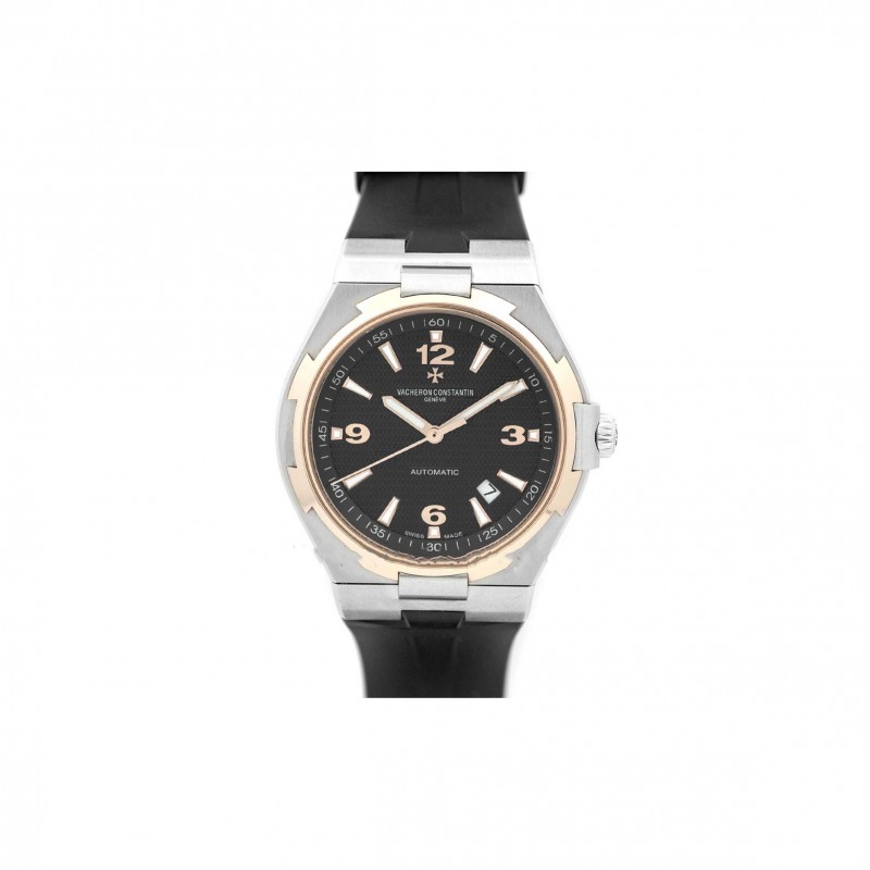 VACHERON CONSTANTIN Automatic Black Dial Rose Gold Bezel in Steel watch 47040/B01M