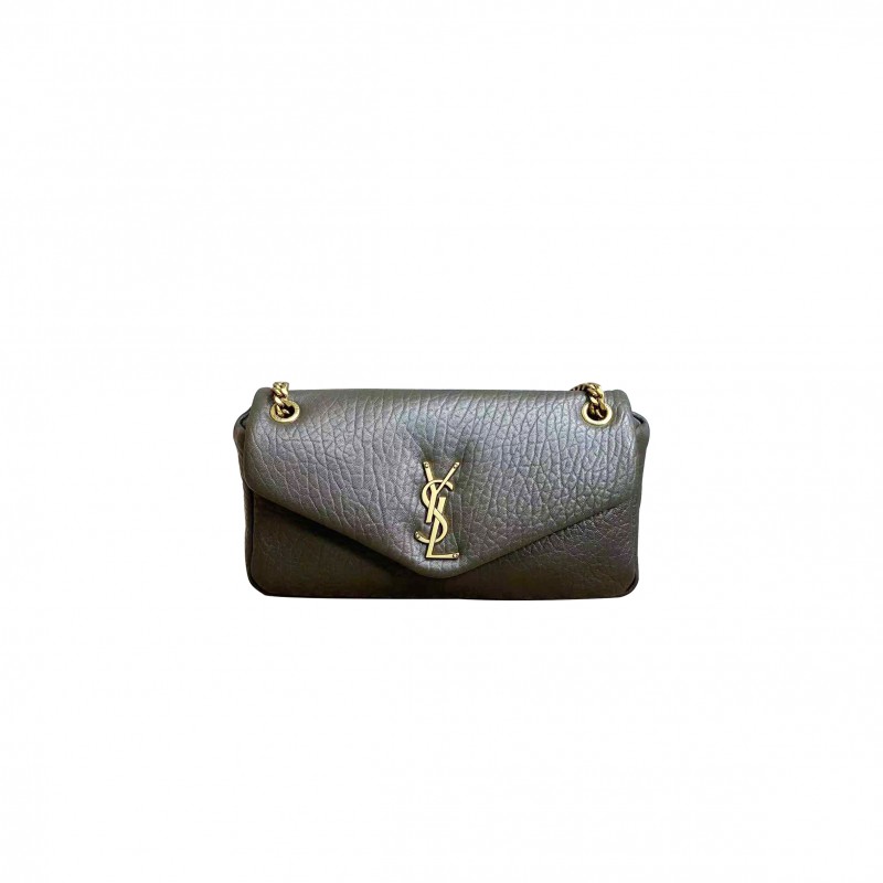 YSL CALYPSO SMALL IN GRAINED LAMBSKIN 734153AACYT1102 (26*14*7cm)