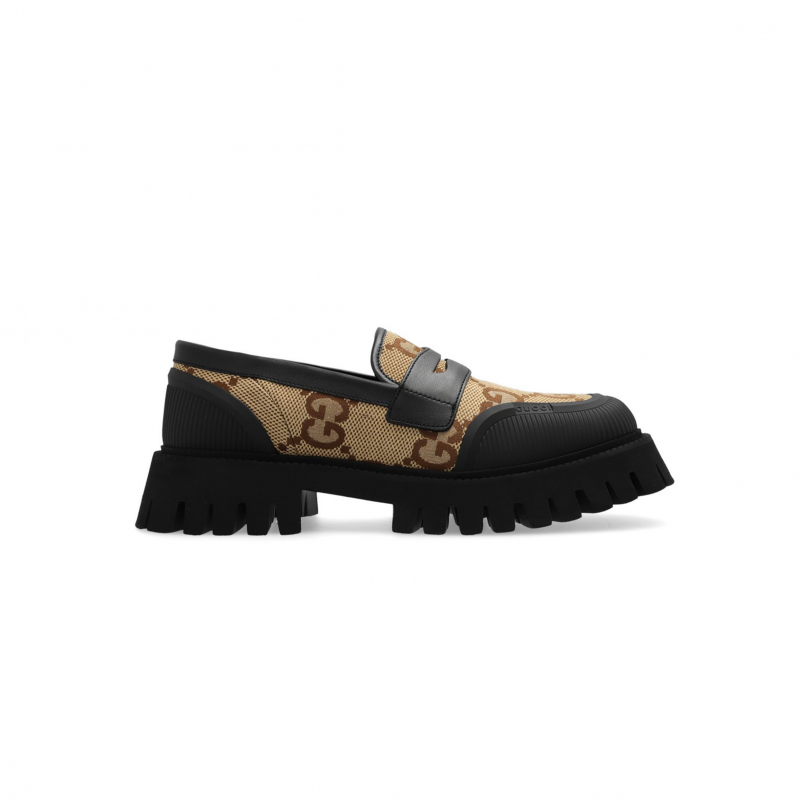 GUCCI MAXI GG SLIP-ON LOAFERS 739776