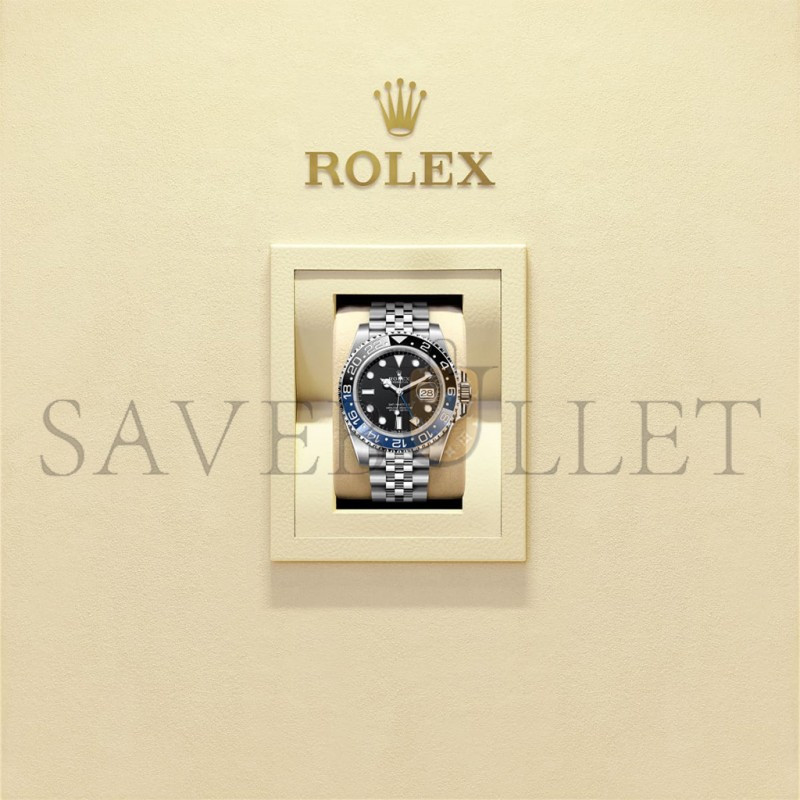 ROLEX GMT-MASTER II OYSTER, 40 MM, OYSTERSTEEL WATCH 126710BLNR
