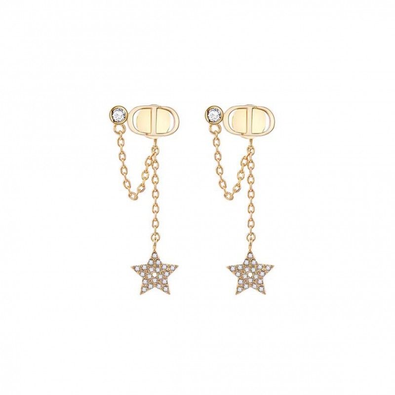 DIOR PETIT CD EARRINGS E282PMTCY_D301