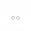 LOUIS VUITTON DENTELLE WHITE GOLD DIAMOND EARRINGS Q96760