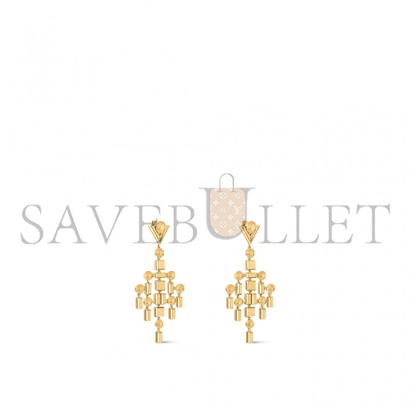 LOUIS VUITTON CHANDELIER EARRINGS M02179