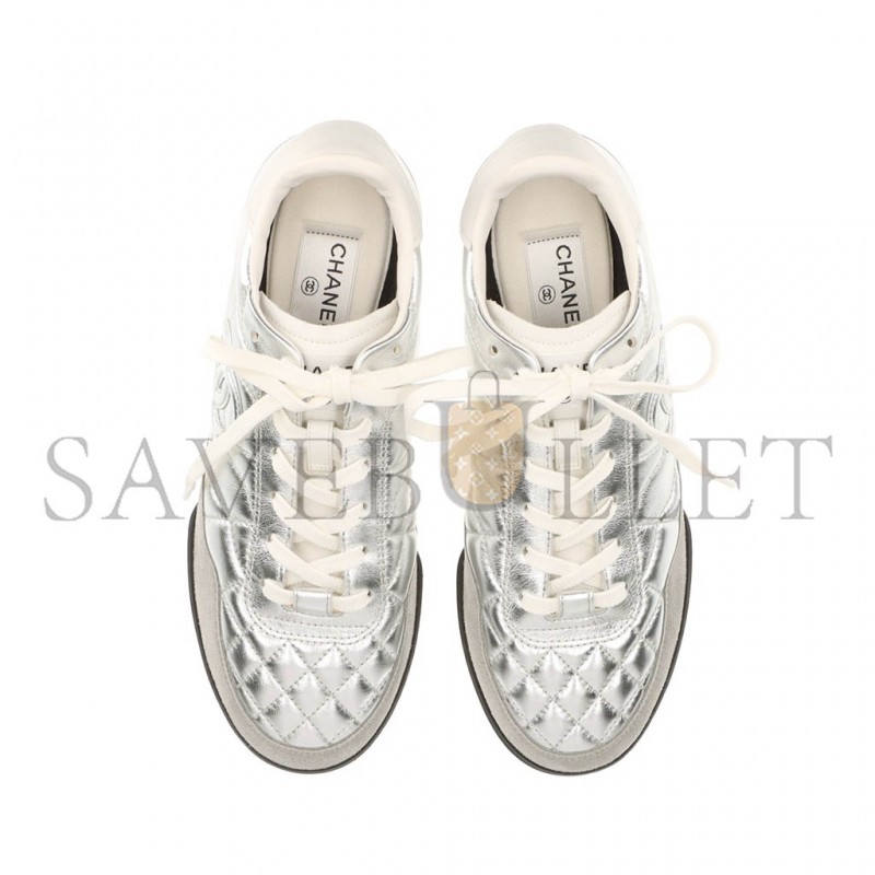 CHANEL SNEAKER LOW-TOP SILVER G45839