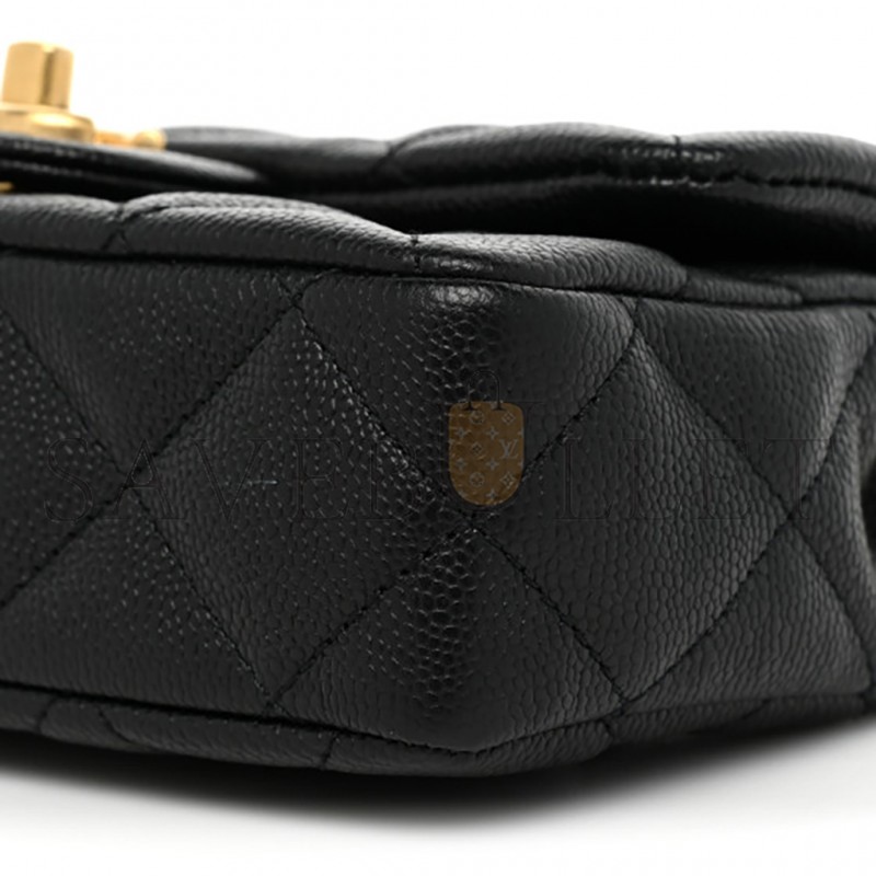 CHANEL MASTER HEART ADJUSTABLE BUCKLE MINI FLAP BAG  (19*12*8cm)