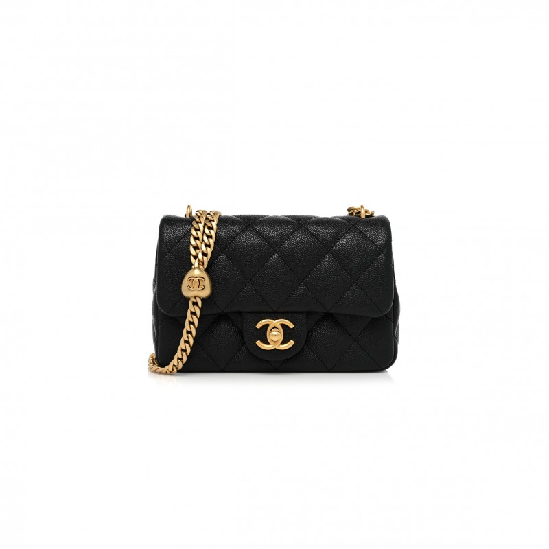 CHANEL MASTER HEART ADJUSTABLE BUCKLE MINI FLAP BAG  (19*12*8cm)