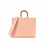 FENDI VITELLO PLEXIGLASS FF EMBOSSED MEDIUM FENDI SUNSHINE SHOPPER TOTE BABY PINK (36*31*16cm) FENDI VITELLO PLEXIGLASS FF EMBOSSED MEDIUM FENDI SUNSHINE SHOPPER TOTE BABY PINK (36*31*16cm)