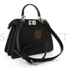 FENDI CUOIO ROMANO SELLERIA SMALL PEEKABOO I SEE U SATCHEL BLACK CAMEL SUNFLOWER (27*20*11cm) FENDI CUOIO ROMANO SELLERIA SMALL PEEKABOO I SEE U SATCHEL BLACK CAMEL SUNFLOWER (27*20*11cm)