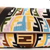 FENDI X SARA COLEMAN CANVAS VITELLO KING SETA FF FISH EYE EMBROIDERED BAGUETTE GREZZO MULTICOLOR GHIANDA (28*15*6cm) FENDI X SARA COLEMAN CANVAS VITELLO KING SETA FF FISH EYE EMBROIDERED BAGUETTE GREZZO MULTICOLOR GHIANDA (28*15*6cm)
