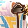 FENDI X SARA COLEMAN CANVAS VITELLO KING SETA FF FISH EYE EMBROIDERED BAGUETTE GREZZO MULTICOLOR GHIANDA (28*15*6cm) FENDI X SARA COLEMAN CANVAS VITELLO KING SETA FF FISH EYE EMBROIDERED BAGUETTE GREZZO MULTICOLOR GHIANDA (28*15*6cm)