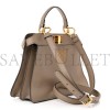 FENDI VITELLO SETA SHINY NAPPA PLEXIGLASS SMALL PEEKABOO I SEE U SATCHEL TARTARUGA (27*20*10cm) FENDI VITELLO SETA SHINY NAPPA PLEXIGLASS SMALL PEEKABOO I SEE U SATCHEL TARTARUGA (27*20*10cm)