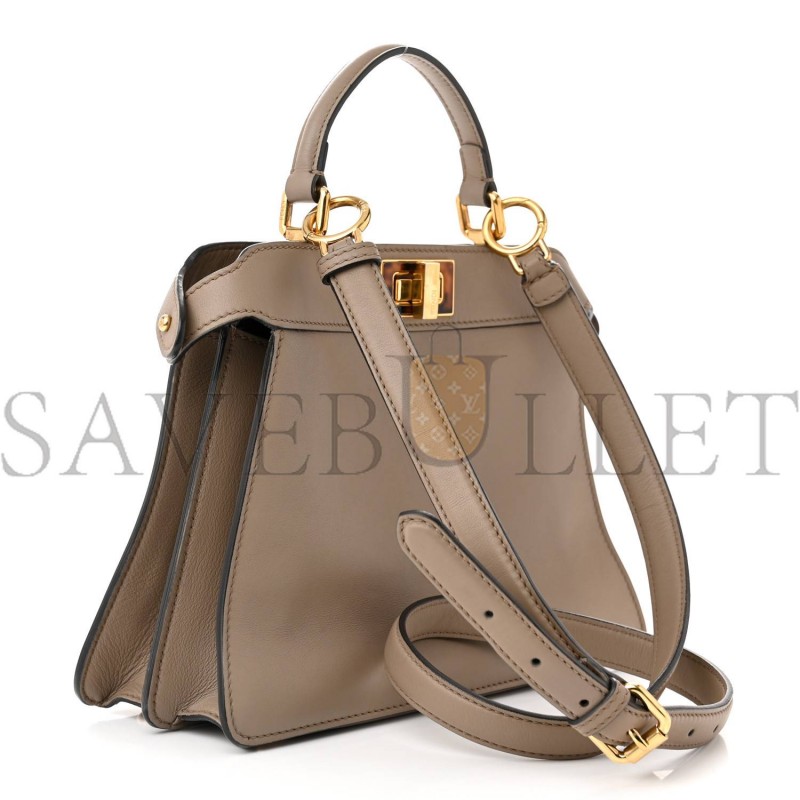 FENDI VITELLO SETA SHINY NAPPA PLEXIGLASS SMALL PEEKABOO I SEE U SATCHEL TARTARUGA (27*20*10cm) FENDI VITELLO SETA SHINY NAPPA PLEXIGLASS SMALL PEEKABOO I SEE U SATCHEL TARTARUGA (27*20*10cm)