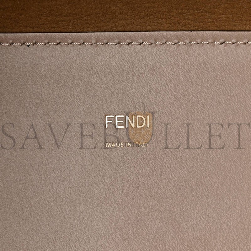FENDI VITELLO KING PLEXIGLASS LOGO EMBOSSED MEDIUM FENDI SUNSHINE SHOPPER TOTE TORTORA (36*30*15cm) FENDI VITELLO KING PLEXIGLASS LOGO EMBOSSED MEDIUM FENDI SUNSHINE SHOPPER TOTE TORTORA (36*30*15cm)