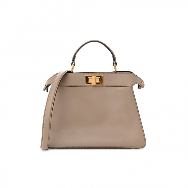 FENDI VITELLO SETA SHINY NAPPA PLEXIGLASS SMALL PEEKABOO I SEE U SATCHEL TARTARUGA (27*20*10cm) FENDI VITELLO SETA SHINY NAPPA PLEXIGLASS SMALL PEEKABOO I SEE U SATCHEL TARTARUGA (27*20*10cm)
