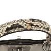 FENDI VITELLO GRANATO CAMOSCIO ELAPHE PYTHON PRINT MACRO STITCHINGS SMALL PEEKABOO I SEE U ICONIC SATCHEL WHITE ROCCIA (33*25*11cm) FENDI VITELLO GRANATO CAMOSCIO ELAPHE PYTHON PRINT MACRO STITCHINGS SMALL PEEKABOO I SEE U ICONIC SATCHEL WHITE ROCCIA (33*25*11cm)
