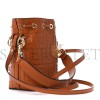 FENDI VITELLO LIBERTY F IS FENDI FF 1974 EMBOSSED MINI MON TRESOR BUCKET BAG BRANDY (20*13*11cm) FENDI VITELLO LIBERTY F IS FENDI FF 1974 EMBOSSED MINI MON TRESOR BUCKET BAG BRANDY (20*13*11cm)