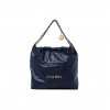 CHANEL MASTER SHINY CALFSKIN QUILTED CHANEL 22 NAVY BLUE (42*39*8cm) 