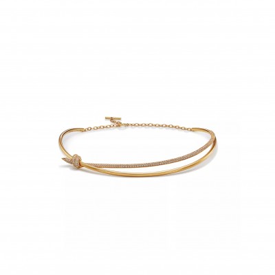TIFFANY KNOT DOUBLE ROW NECKLACE 68887178