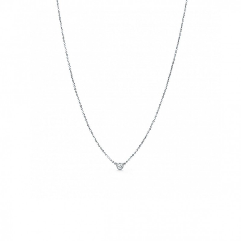 TIFFANY ELSA PERETTI® DIAMONDS BY THE YARD® SINGLE DIAMOND PENDANT IN PLATINUM 60017900 TIFFANY ELSA PERETTI® DIAMONDS BY THE YARD® SINGLE DIAMOND PENDANT IN PLATINUM 60017900