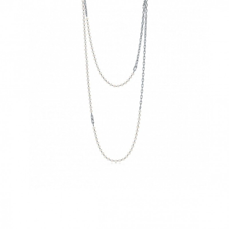 TIFFANY HARDWEAR PEARL WRAP NECKLACE 64047930