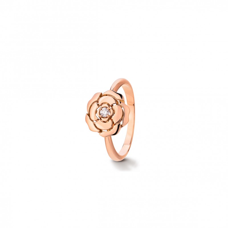 CHANEL EXTRAIT DE CAMÉLIA RING  J11662