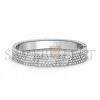 VAN CLEEF ARPELS PERLÉE DIAMOND BRACELET, 5 ROWS OF DIAMONDS, LARGE MODEL VCARRPGZA00