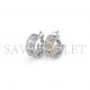 VAN CLEEF ARPELS PERLÉE CLOVERS HOOP EARRINGS VCARO2ML00