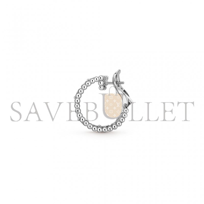 VAN CLEEF ARPELS PERLÉE CLOVERS HOOP EARRINGS VCARO2ML00