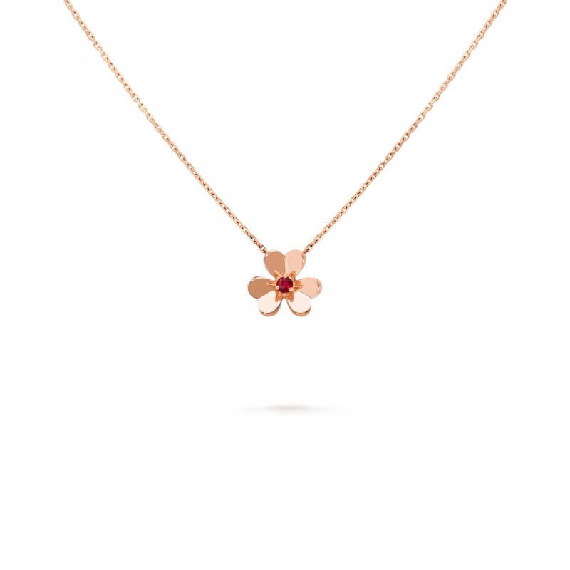 VAN CLEEF ARPELS FRIVOLE PENDANT, MINI STYLE VCARP7S800 VAN CLEEF ARPELS FRIVOLE PENDANT, MINI STYLE VCARP7S800
