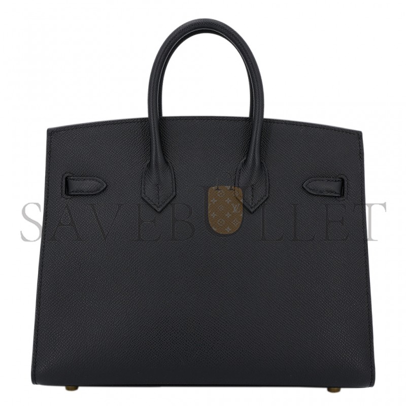 HERMES MASTER BIRKIN 40 NOIR BLACK EPSOM LEATHER GOLD BUCKLE BAG 454077 (40*30*21cm)
