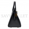 HERMES MASTER BIRKIN 40 NOIR BLACK EPSOM LEATHER GOLD BUCKLE BAG 454077 (40*30*21cm)