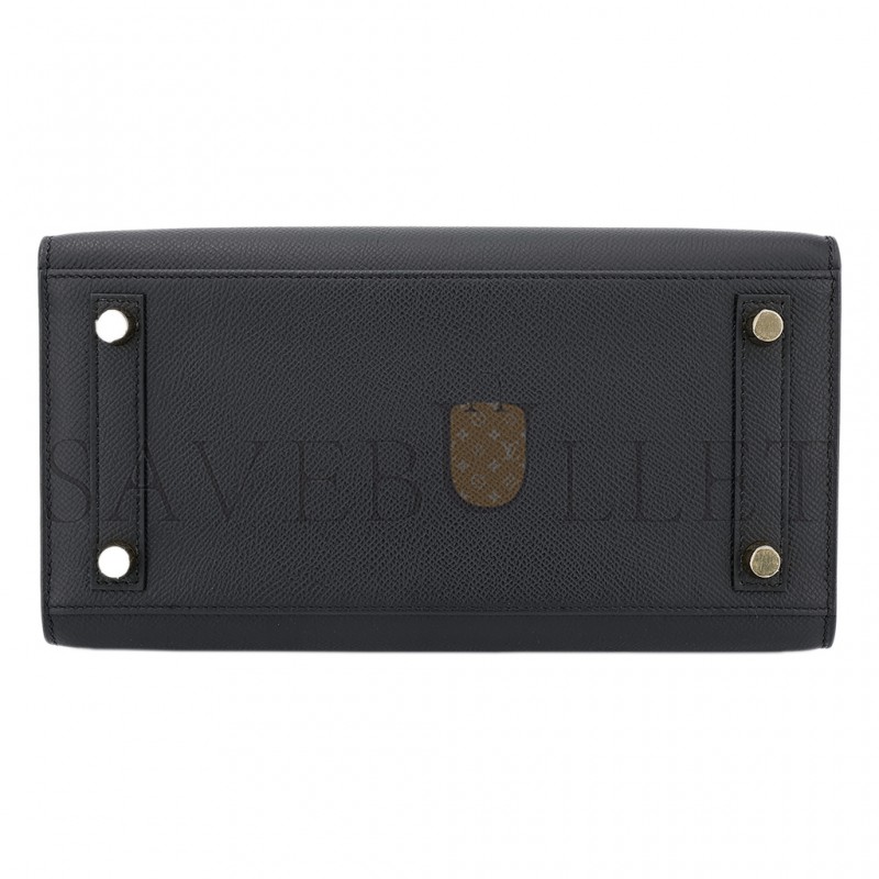 HERMES MASTER BIRKIN 40 NOIR BLACK EPSOM LEATHER GOLD BUCKLE BAG 454077 (40*30*21cm)