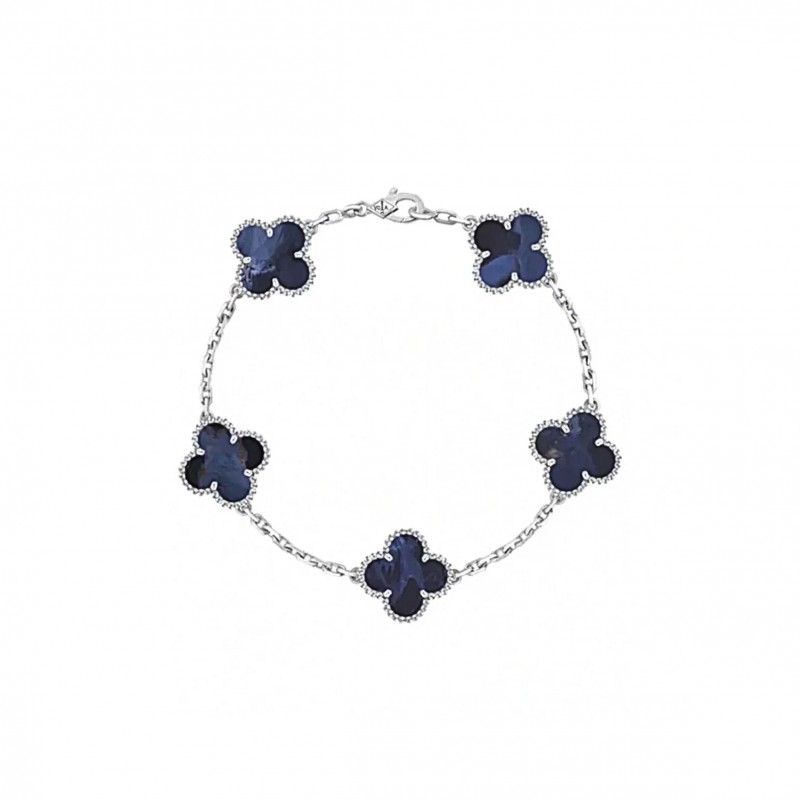 VAN CLEEF ARPELS VINTAGE ALHAMBRA BRACELET, 5 MOTIFS VCARP7S400