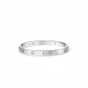 CARTIER BRACELET LOVE, MODÈLE CLASSIQUE, FINITION BROSSÉE, 4 DIAMANTS B6080217