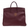 HERMES MASTER BIRKIN 40 EPSOM ROUGE BORDEAUX RED SILVER BUCKLE BAG 150223488182 (40*30*21cm)